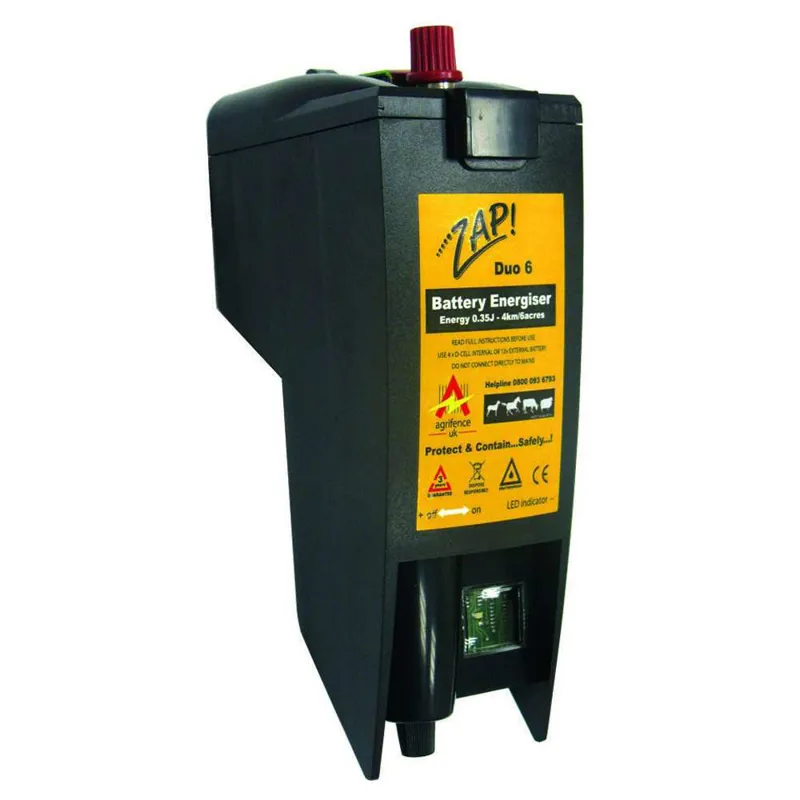 Agrifence Duo 6 Zap Energiser 